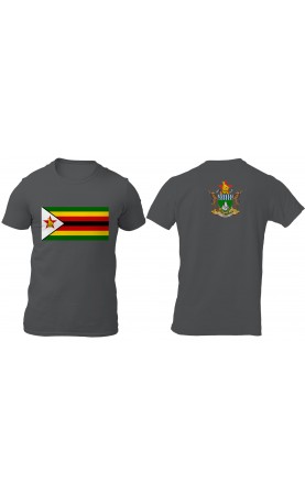 Zimbabwe men's t-shirt. Regular fit sizes. Made in EU