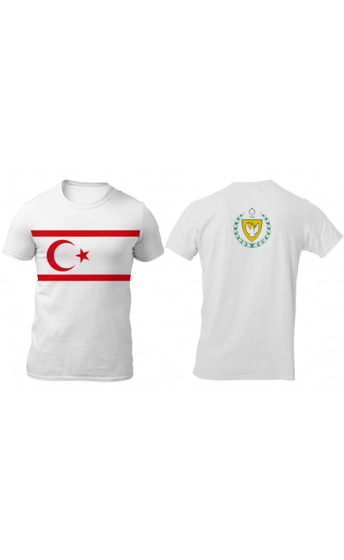 Northern Cyprus t-shirt for men. Regular fit sizes.