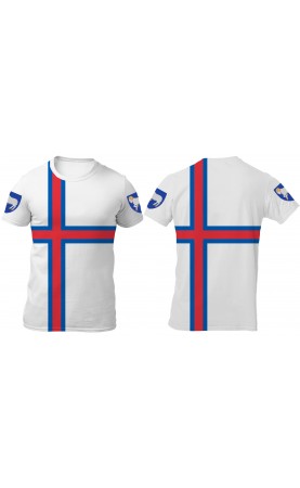Faroe Islands souvenir t-shirt for men. Regular fit sizes. Summer sseason gift travel. Amfanwear
