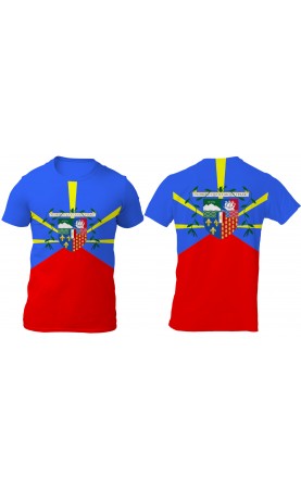 Reunion men's t-shirt. Regular fit, souvenir, summer gift travel, seasonal. Amfanwear, beach island life