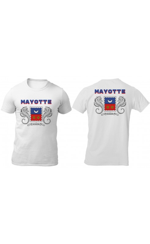 Mayotte men's t-shirt. Regular sizes. Summer souvenir travel gift beach island life.