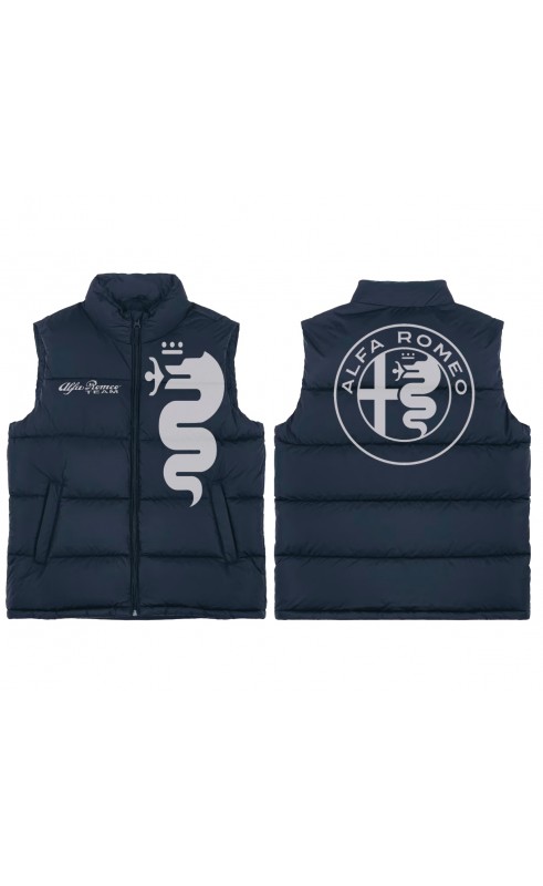 alfa romeo alfateam sublimated jacket sleeveless racing wear