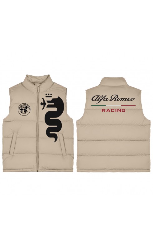 alfa romeo men's jacket sleeveless sizes S M L XL XXL windproof amfanwear