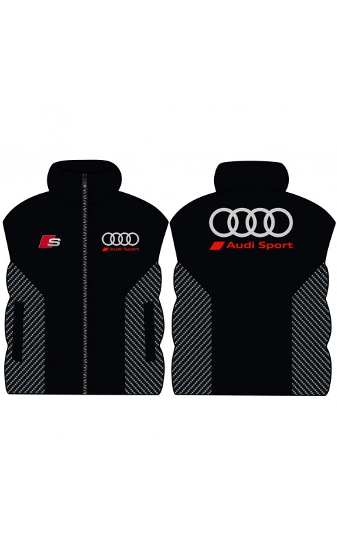 s line audi sport men's jacket gilet. Amfanwear sports wear apparel