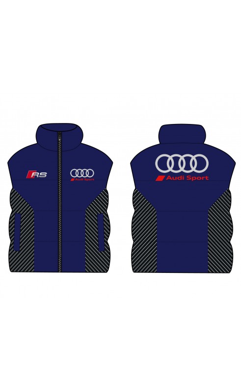 rs auto sport men's gilet. regular fit sizing. amfanwear sports wear