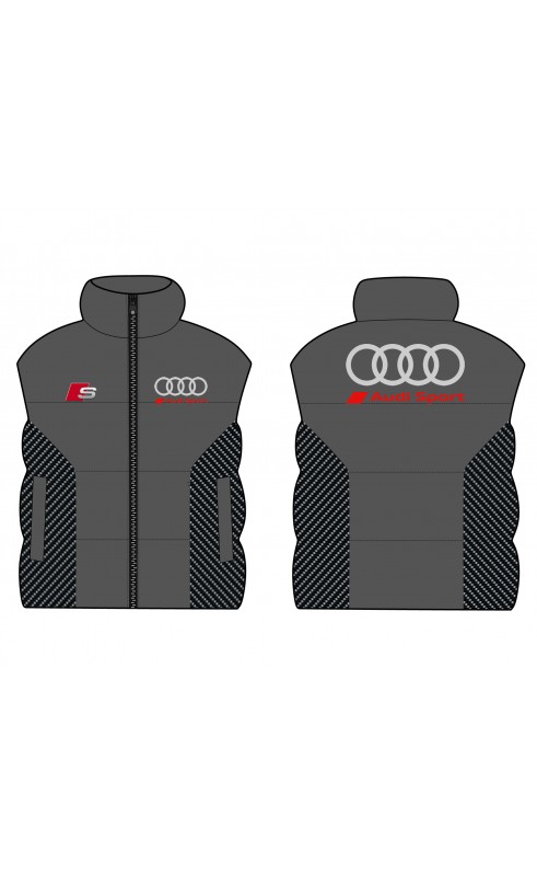 s-line sport men's gilet. Automotive sportwear regular fit sizes. amfanwear