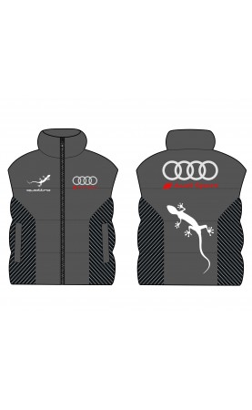 men's sleeveless gilet motorsport audi quattro racing