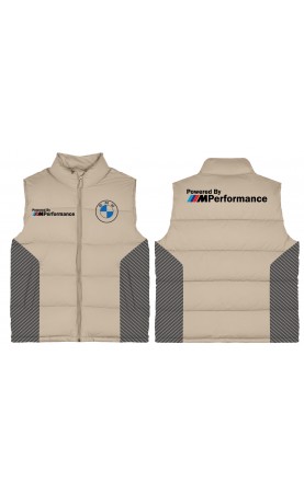 Men's sleeveless gilet for auto motorsport fans. Amfanwear, made in EU. Regular sizes.