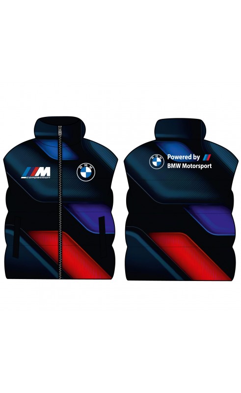 Men's automotive sleeveless jacket. Winter autumn season trend. Regular sizes.