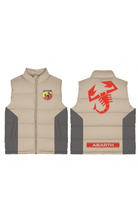 Fiat Abarth men's gilet. Regular sizes from S to XXL. Amfanwear gift idea