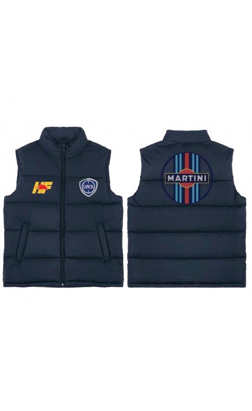 Lancia martini team racing gilet for men. Regular fit sizes.