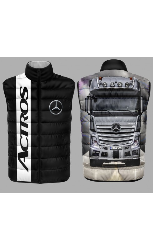 actros mercedes men's gilet. Regular fit sizes.