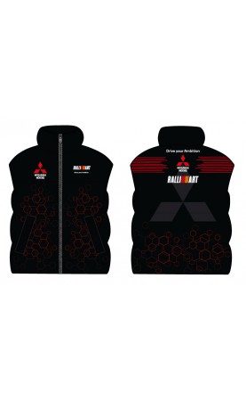 Men's sleeveless vest Mitsubishi race racing rally sport. Regulr sizes, sublimated
