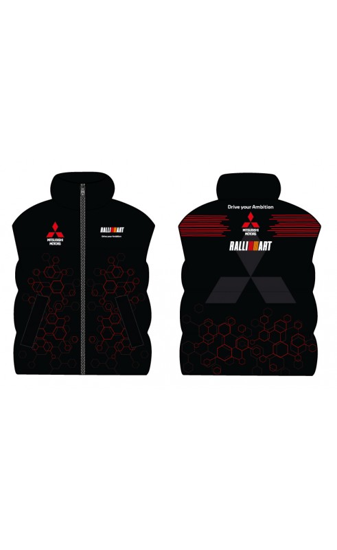 Men's sleeveless vest Mitsubishi race racing rally sport. Regulr sizes, sublimated