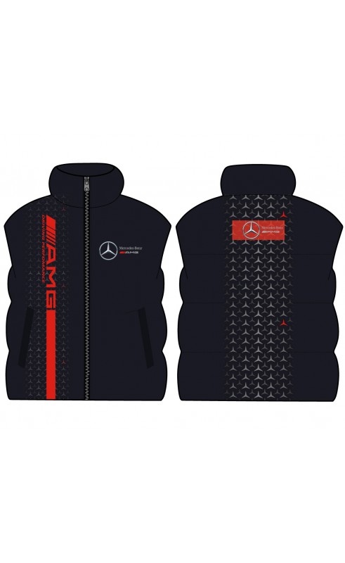 Driving performance men's sport sleeveless vest. Regular fit, amfanwear. AMG tuning fan wear