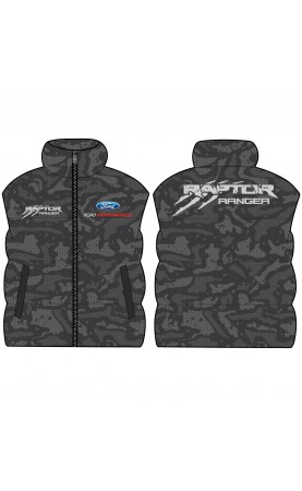 Ranger Raptor men's gilet. Regular fit sizes. Amfanwear