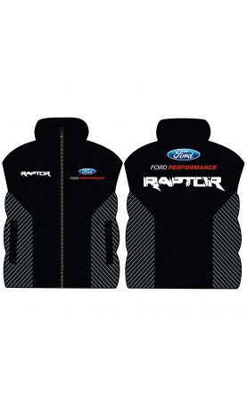Raptor ford performance men's gilet. Regular sizes. Made in EU apparel