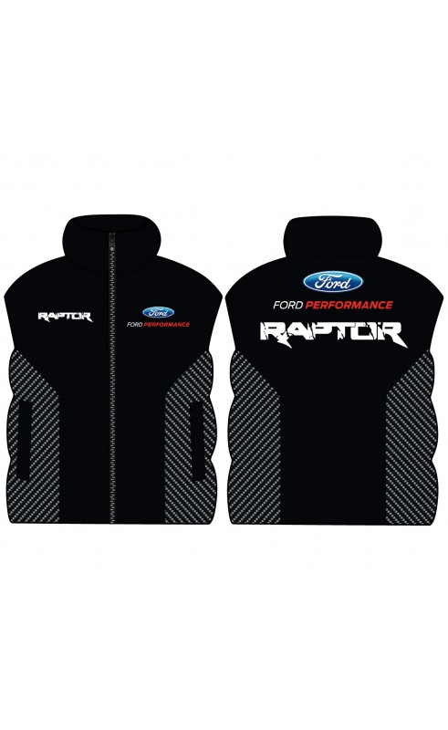 Raptor ford performance men's gilet. Regular sizes. Made in EU apparel