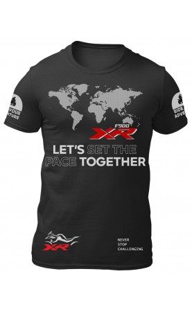 F900XR motorrad men's t-shirt. Regular sizes. Amfanwear.