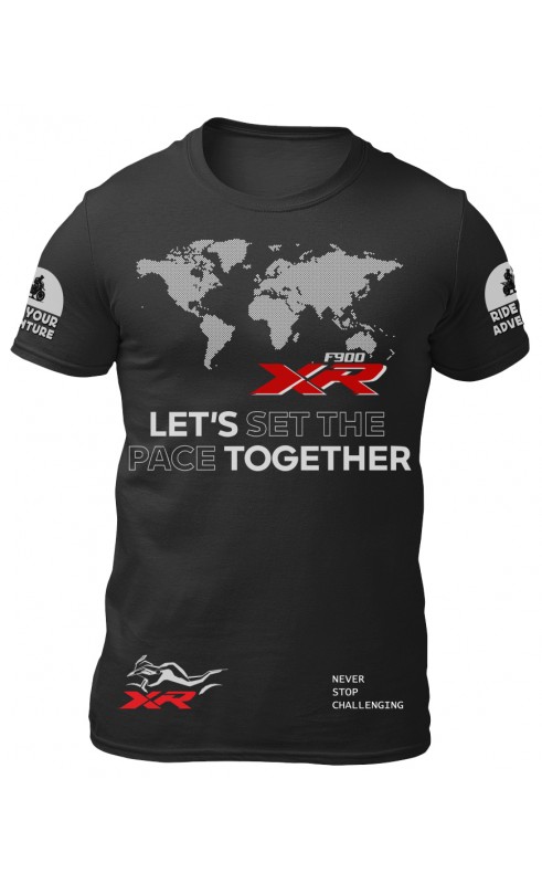 F900XR motorrad men's t-shirt. Regular sizes. Amfanwear.