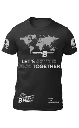 k1600B moto t-shirt for men. Regular fit sizes. Summer SS26 fan wear.