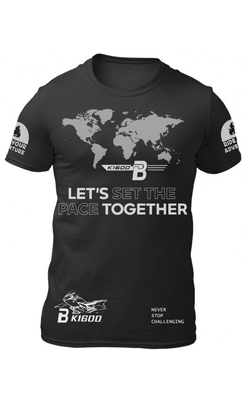 k1600B moto t-shirt for men. Regular fit sizes. Summer SS26 fan wear.