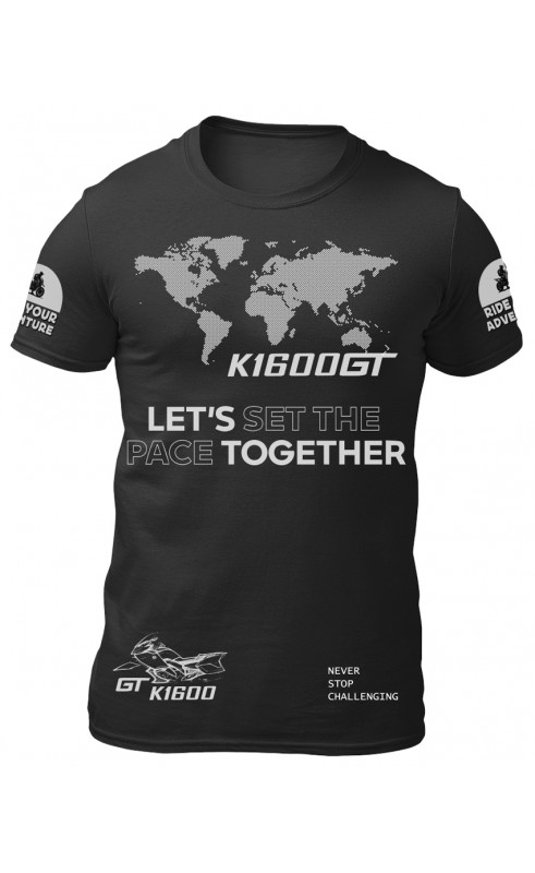 K1600GT t-shirt for men. Regular fit sizing. Motorrad fan apparel SS26 SS27