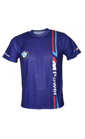BMW Blue Vertical Logo T-shirt