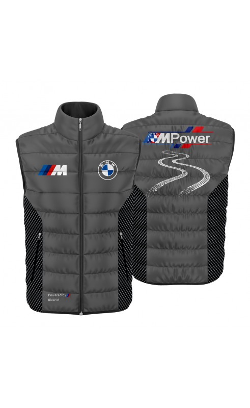 BMW sport car tuning sleeveless gilet. Amfanwear. EU made. SS26