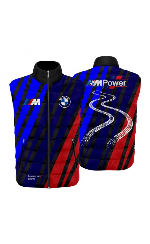 Men's sleeveless gilet. Regular fit wear. SS26. BMW trending clothes