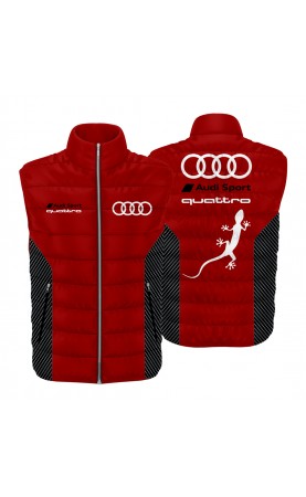 men's gilet audi quattro motorsport racing wear
