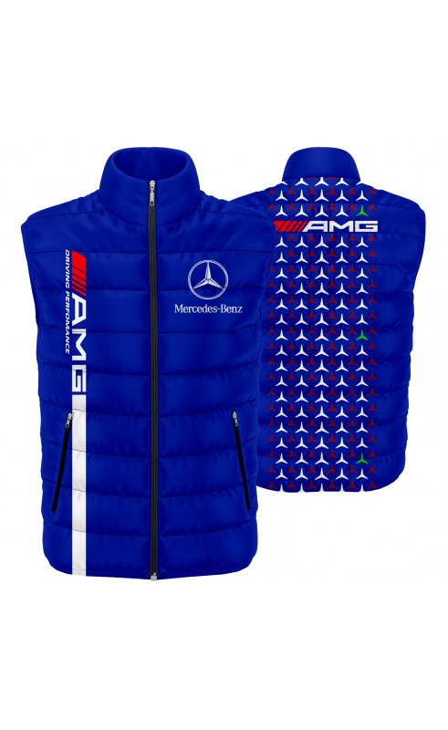 automotive car men's gilet. Regular sizes. AMG tuning race power