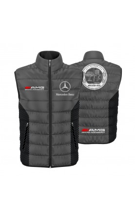 amg tuning auto racing men's sleeveless vest. Regular fit sizes. Amfanwear.