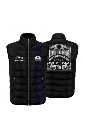 MT-10 Motorcycle Jacket sleevelessRegular fit men's szes. Amfanwear