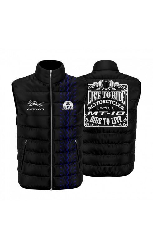 MT-10 Motorcycle Jacket sleevelessRegular fit men's szes. Amfanwear