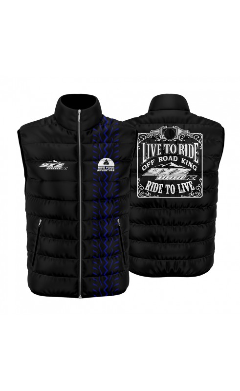 YXZ1000R moto fan wear. Sleeveles gilet, regular fit. Amfanwear, made in EU