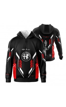 Alfa romeo men's hoodie. Regular fit size men's sweatshirt. Amfanwear.