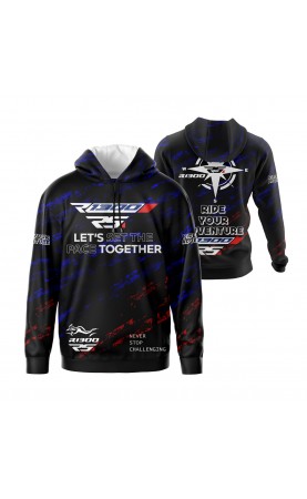 R1300RS moto men's hoodie. Regular fit sizes. Amfanwear.Motorstyle clothes