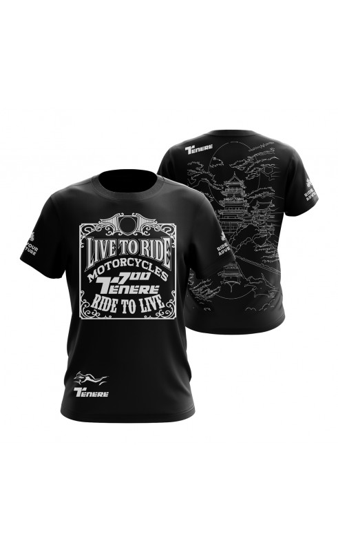 Men's fan t-shirt Yamaha Tenere 700. Fan tee regular fit sizes. Amfanwear