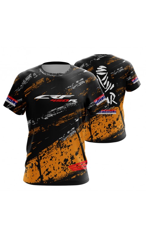 Dakar CRF450R Africa Twin moto tee. Reguler fit sizes. Hinda fanwear.