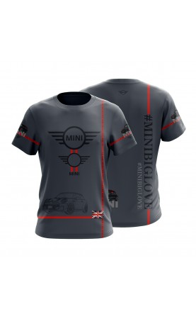 Mini Cooper JCW men's t-shirt. Regular fit sizes. M, L, XL, XXL, XXXL. Summer trending streetwear. Amfanwear