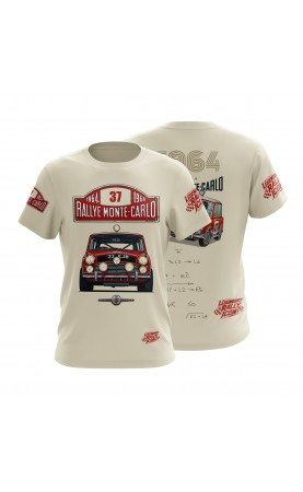 Morris Cooper Rally Legend men's t-shirt. Racing fan wear. Amfan wear. made in EU, regular fit men's tee