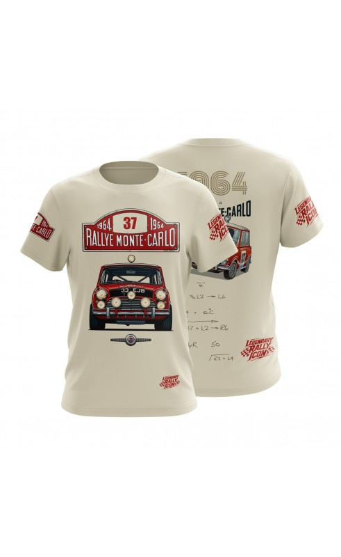 Morris Cooper Rally Legend men's t-shirt. Racing fan wear. Amfan wear. made in EU, regular fit men's tee