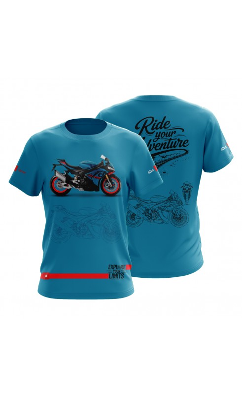 Aprilia RSV4 #be biker wear. Men's regular fit t-shirt. SS26 Amfanwear, made in EU