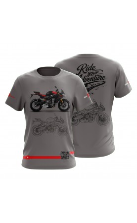 Aprilia Tuono 660 moto tee for men. Regular fitting. SS26 SS27 fan streetwear apparel