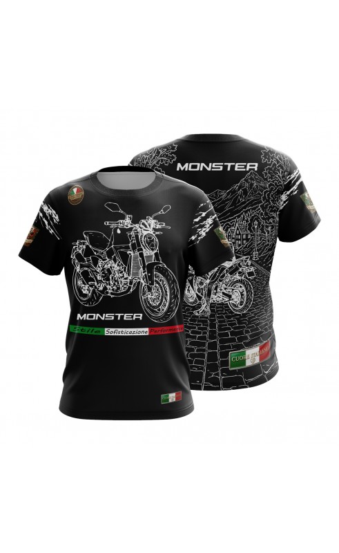 Ducati monster fan tee. Men's regular sizes. Amfanwear.