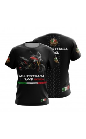 Multistrada V4 PP  t-shirt for men. Regular sizing, made in eu t-shirts