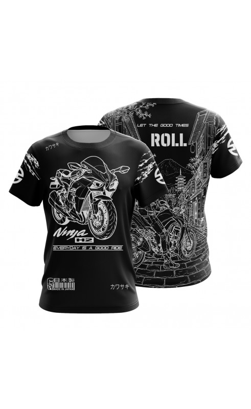 Ninja H2 streetwear tee. Regular fit sizes.