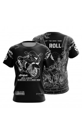 Ninja ZX 14R Biker t-shirt for men. Regular fitting sizes. SS26 apparel  for summer
