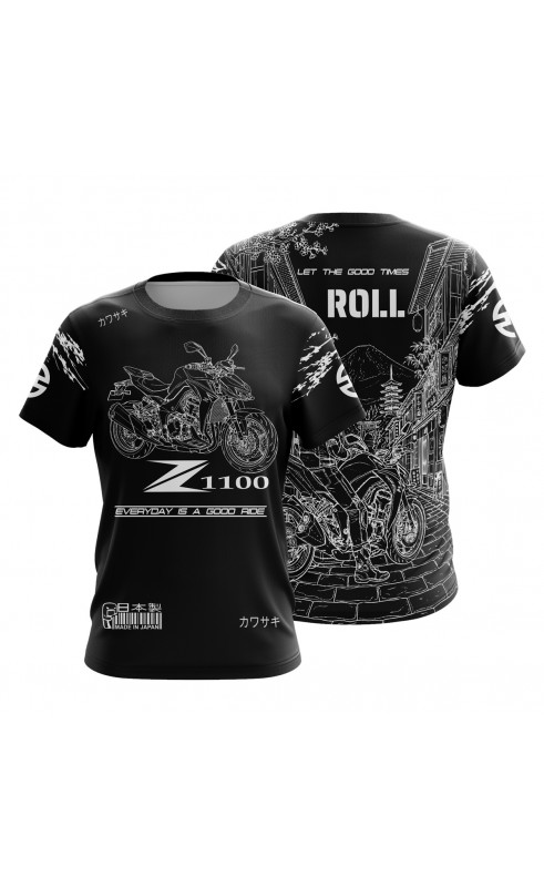 Z1100  moto tee. Regular fit. Apparel for summer.